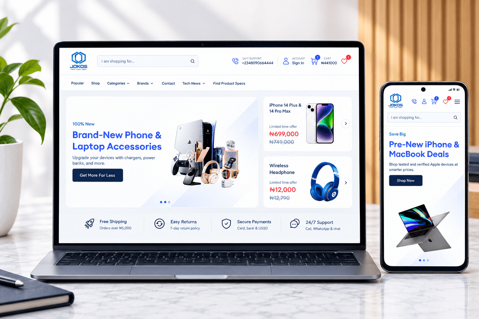 E-commerce Web App project preview